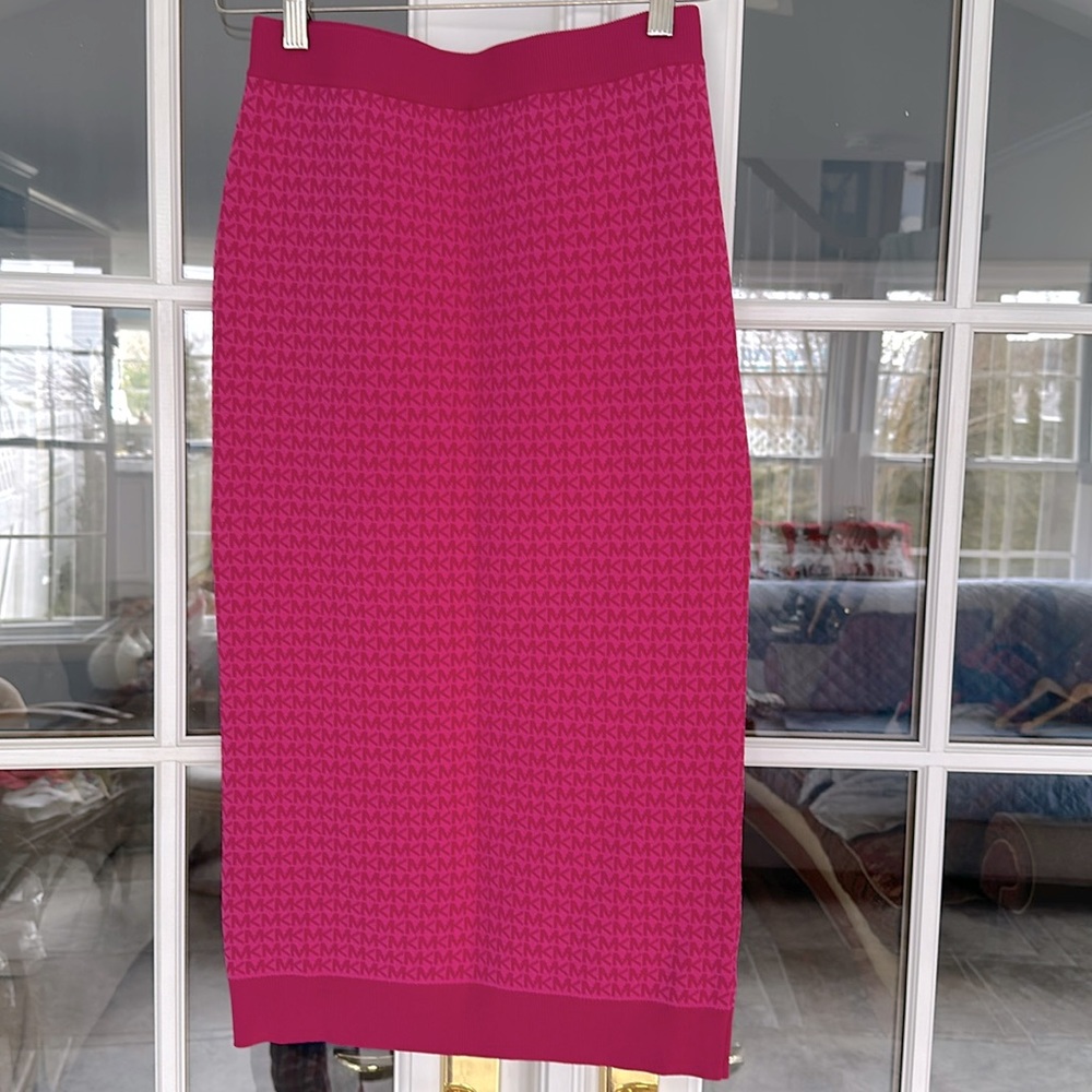 Michael Kors mini logo pencil skirt